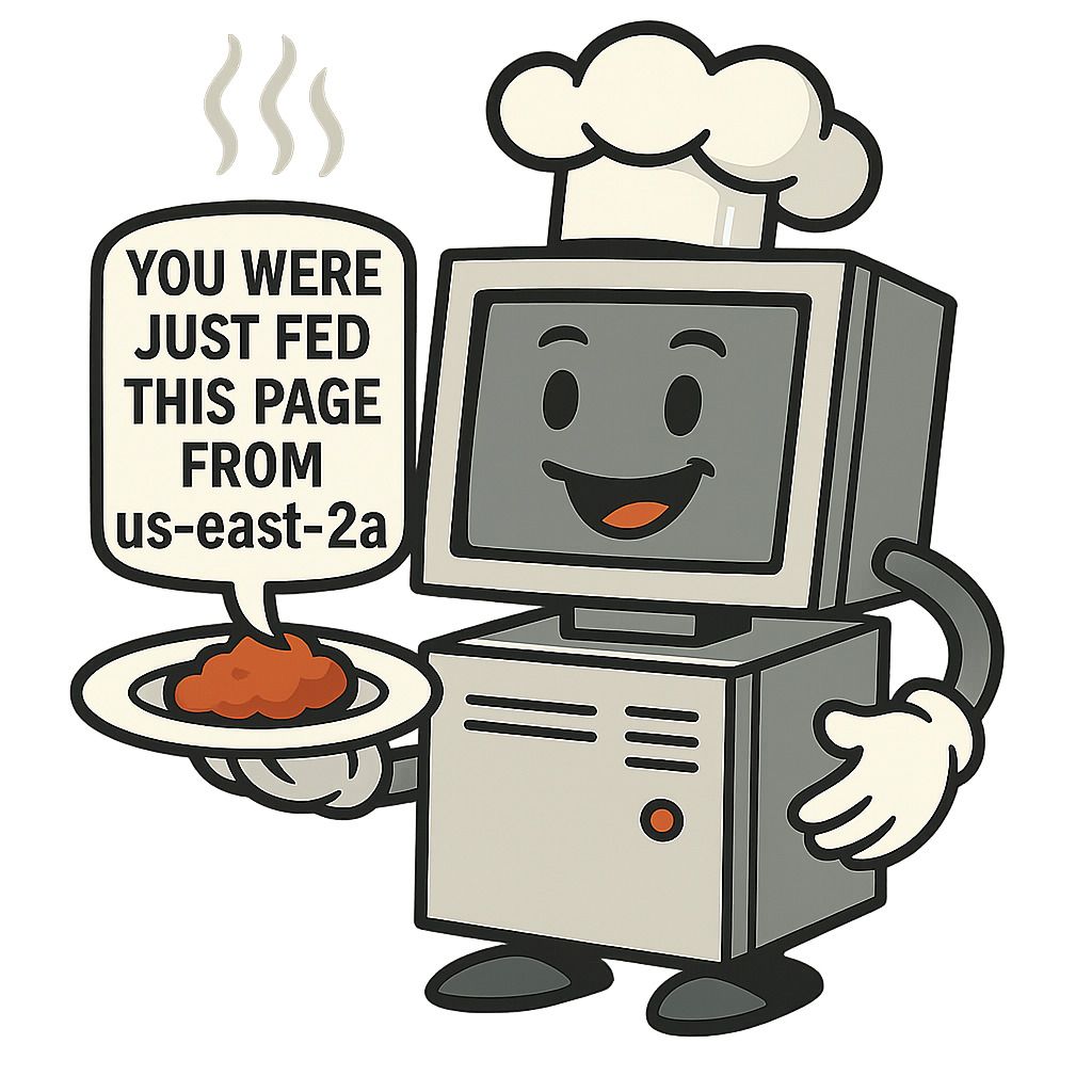 Kitchen Server Cartoon